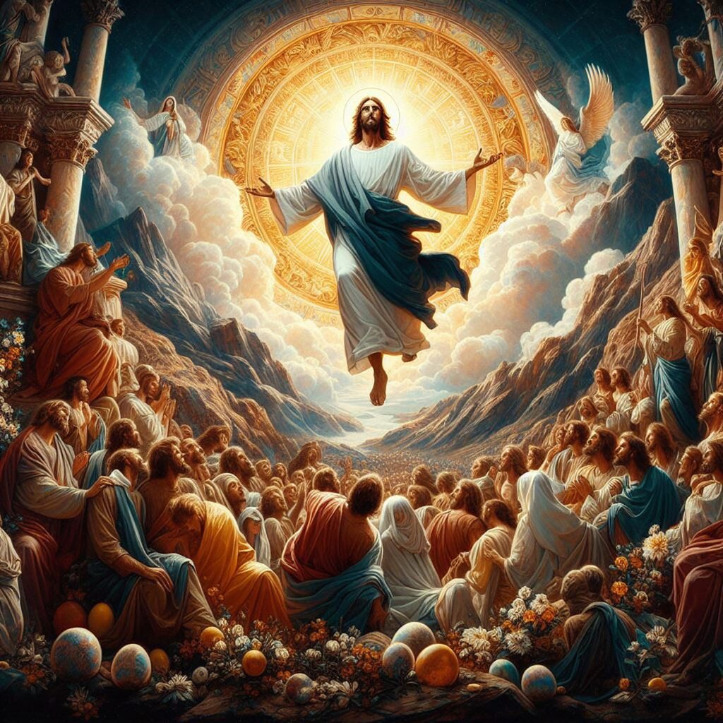 Resurrection of Jesus Christ - Jesus Ascending to Heaven