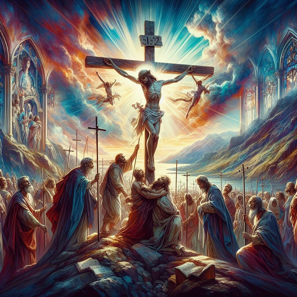 Resurrection of Jesus Christ - On Cross