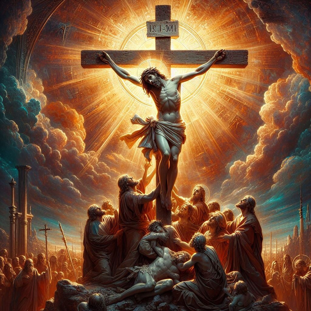 Resurrection of Jesus Christ - On Cross