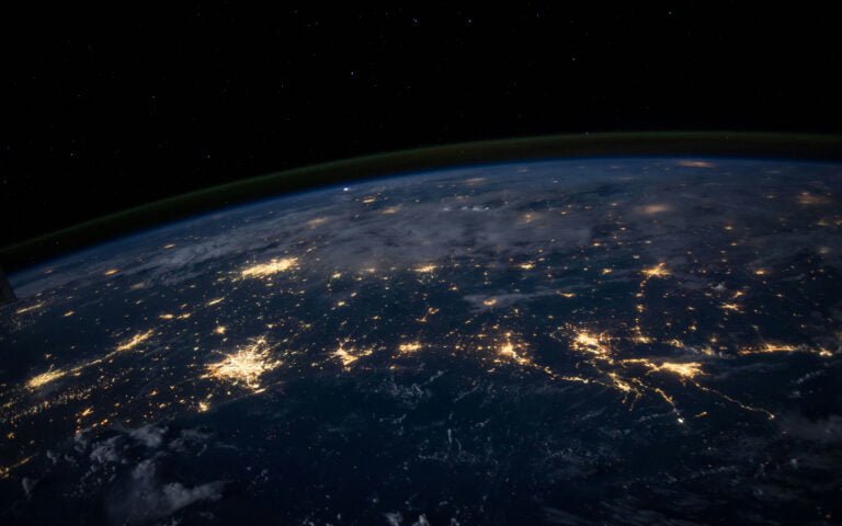 Globe, photo by NASA.